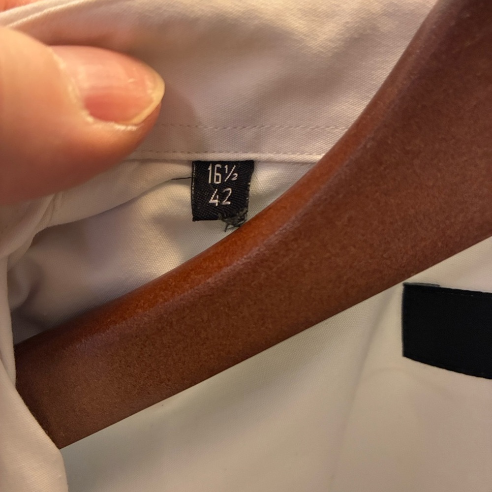 Givenchy White Shirt with Black and Blue stunning Design of crows. Unique - Picture 10 of 11